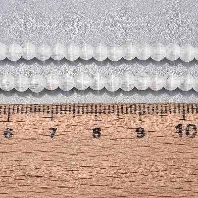 Glass Imitation Cat Eye Beads Strands GLAA-N075-01A-12-1