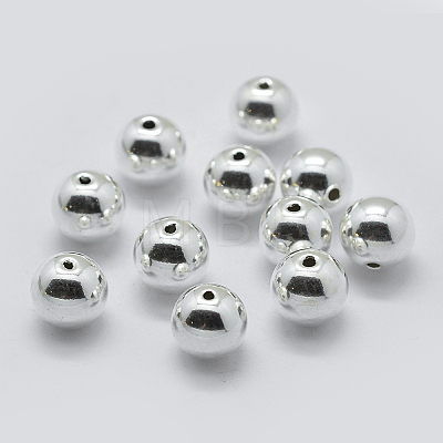 925 Sterling Silver Spacer Beads STER-K171-45S-8mm-1