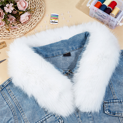 Artificial Wool Fur Collar AJEW-PH0008-64B-1