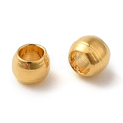 Brass Beads KK-Z062-01G-01-1