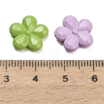 Opaque Acrylic Beads OACR-D043-03-1