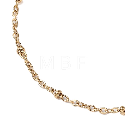 2Pcs 2 Colors 304 Stainless Steel Satellite Chain Slider Bracelet Making AJEW-JB01246-1