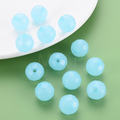 Imitation Jelly Acrylic Beads MACR-S373-97C-E08-1