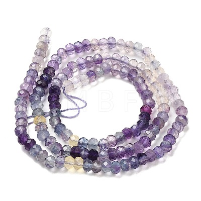 Natural Fluorite Beads Strands G-E608-C10-B-1