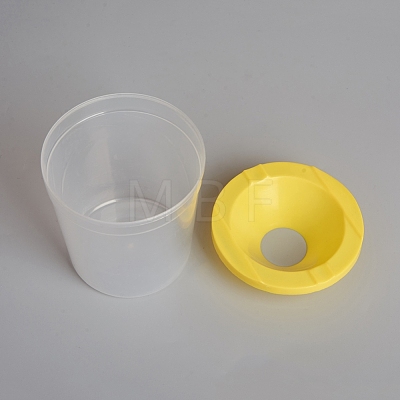 Children's No Spill Plastic Paint Cups AJEW-WH0022-33B-1