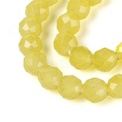 Imitation Jade Glass Beads Strands GLAA-T028-4mm-11J-1