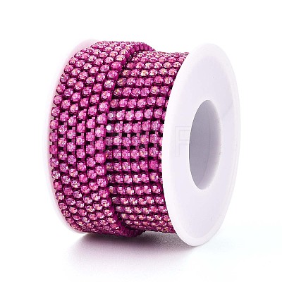 Iron Rhinestone Cup Chains CH-T006-05B-06-1