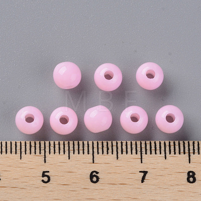 Opaque Acrylic Beads MACR-S370-C6mm-A01-1