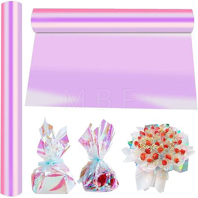 Iridescent Gift Flower Bouquet Wrapping Paper DIY-WH0366-99-1