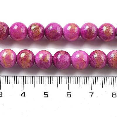 Natural Mashan Jade Beads Strands G-A255-A01-01M-1