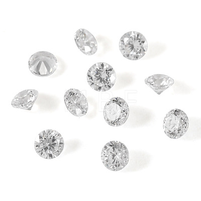 300Pcs Diamond Shape Grade AAA Cubic Zirconia Cabochons ZIRC-TADJ0001-01B-1