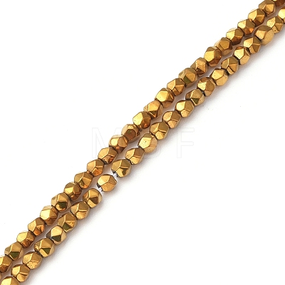 Electroplate Synthetic Non-magnetic Hematite Beads Strands G-F740-02A-1