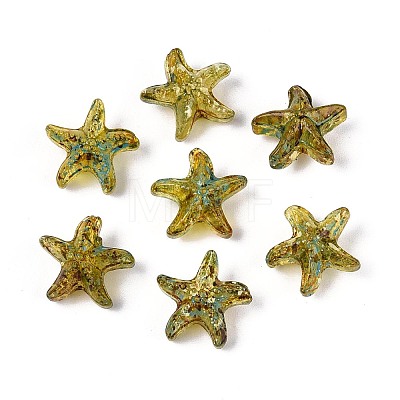 Picasso Transparent Glass Beads SEED-N012-02A-1