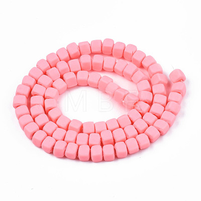 Handmade Polymer Clay Beads Strands CLAY-S092-78L-1