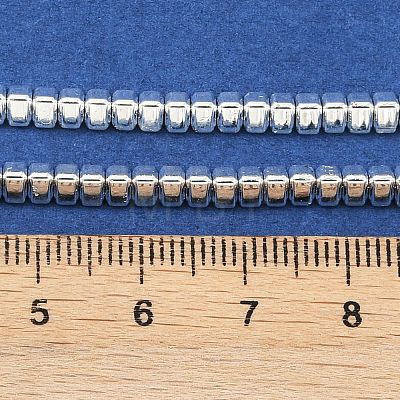 Electroplated Synthetic Non-Magnetic Hematite Beads Strands G-U003-03-1