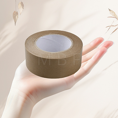 50M Kraft Paper Adhesive Tape AJEW-WH20098-089-1