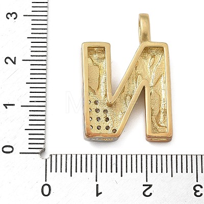 Brass Micro Pave Cubic Zirconia Pendants KK-B126-02G-N-1