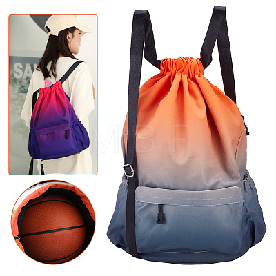 Oxford Cloth Drawstring Waterproof Backpack ABAG-WH0032-65C-1