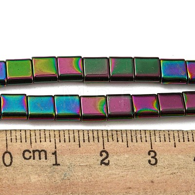 Electroplated Non-magnetic Synthetic Hematite Beads Strands G-C106-A02-06-1