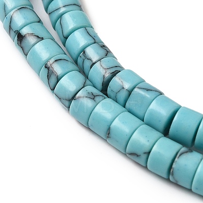 Synthetic Turquoise Beads Strands G-K368-A05-02-1