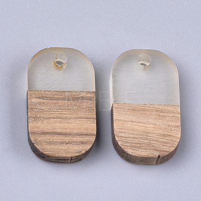 Resin & Walnut Wood Pendants RESI-S358-41H-1