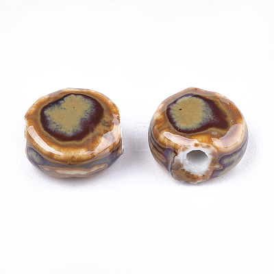 Handmade Porcelain Beads X-PORC-S498-39E-1