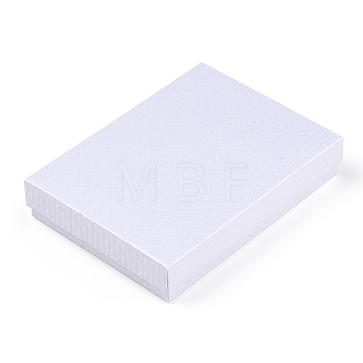 Rhombus Textured Cardboard Jewelry Boxes CBOX-T006-01F-1