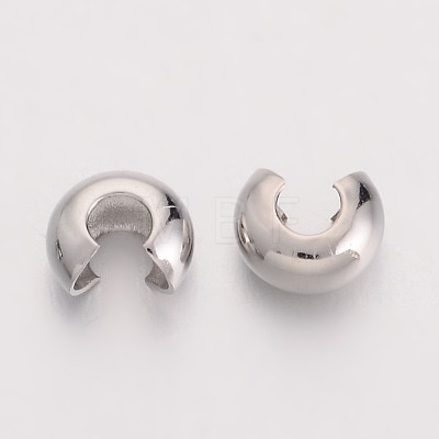 Brass Crimp Beads Covers EC266-1