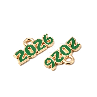 Alloy Enamel Pendants ENAM-D319-01KCG-04-1