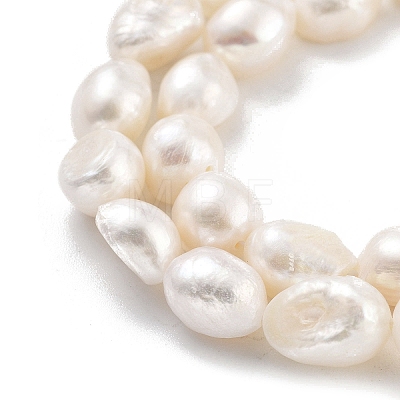 Natural Cultured Freshwater Pearl Beads Strands PEAR-P062-26B-1
