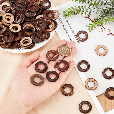 Coconut Linking Rings COCO-WH0001-01B-1