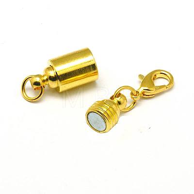 Column Brass Magnetic Clasps Converter KK-D482-G-NF-1