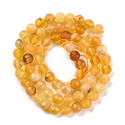 Natural Yellow Opal Beads Strands G-F770-C08-05-1