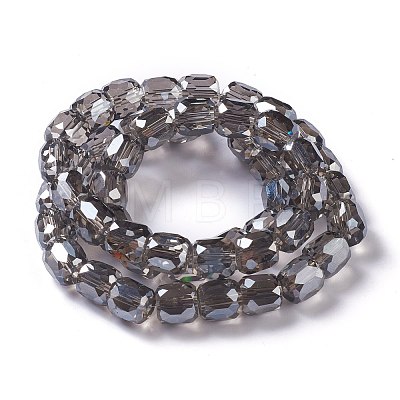 Electroplate Glass Beads GLAA-F108-13B-03-1