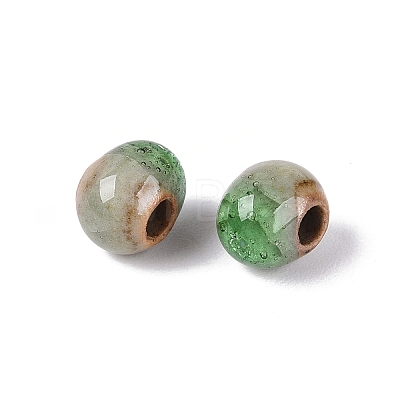 Handmade Crackle Porcelain Beads PORC-Q008-06A-10-1