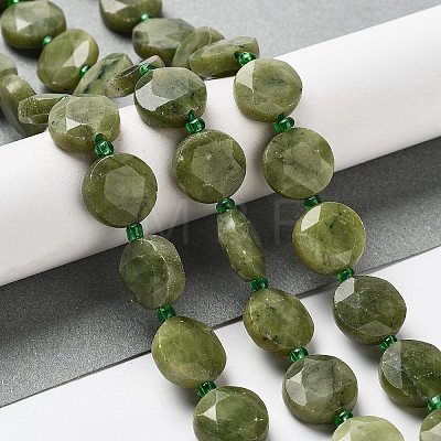 Natural Chinese Jade/Southern Jade Beads Strands G-NH0004-041-1