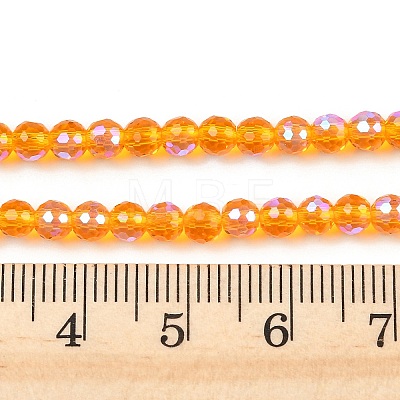Electroplate Transparent Glass Beads EGLA-B013-02A-AB10-1