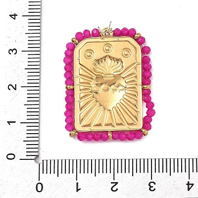 304 Stainless Steel Enamel Pendants SA-B004-04G-1