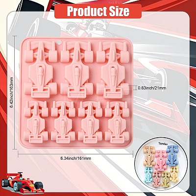 Racing Car Shaped Silicone Molds ST-CJ0043-061-1