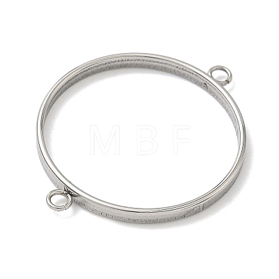 304 Stainless Steel Open Back Bezel Connector Charms STAS-B126-05G-P-1