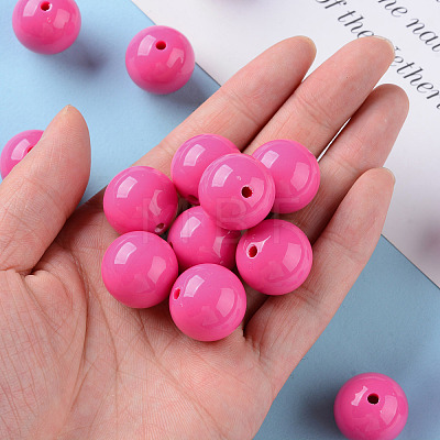 Opaque Acrylic Beads X-MACR-S370-C20mm-A13-1