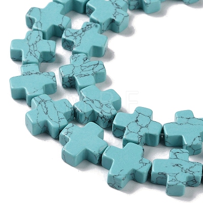 Synthetic Turquoise Beads Strands G-M418-B03-01-1