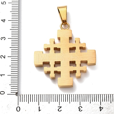 304 Stainless Steel Pendants STAS-D214-01G-1