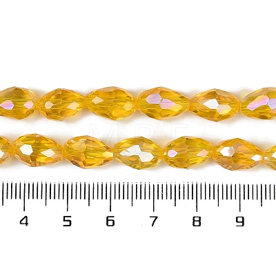 Transparent Electroplate Glass Beads Strands LS-EGLA-N013-T4mm-B04-1