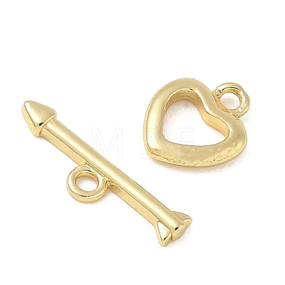 Brass Toggle Clasps KK-CBAFC6C-07C-G-1