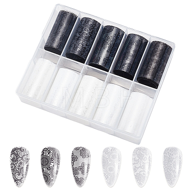 10 Rolls PET Nail Art Stickers MRMJ-SP0001-47A-1