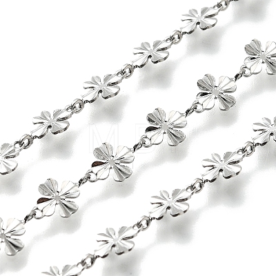 304 Stainless Steel Clover Link Chains CHS-A016-68P-A-1