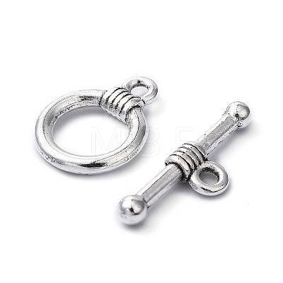 Tibetan Style Alloy Toggle Clasps LS-LF0034Y-1