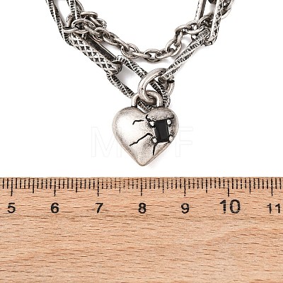 Women's 304 Stainless Steel Necklaces NJEW-C115-12AS-1