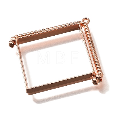 Alloy Open Back Bezel Pendants PALLOY-I223-08RG-1